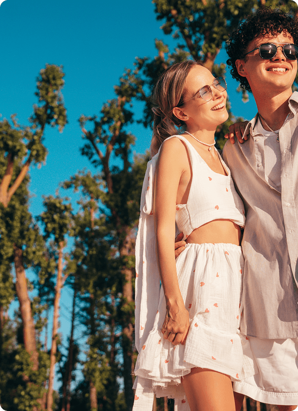 Couple outdoor lifestyle